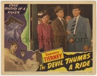 9b214 DEVIL THUMBS A RIDE LC #7 1947 Lawrence Tierney, Betty Lawford, Ted North & Nan Leslie!
