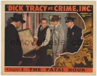 9b220 DICK TRACY VS. CRIME INC. chapter 1 LC 1941 full-color, cool border art, Shaw shows Byrd map!