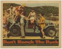 9b235 DON'T KNOCK THE ROCK LC #5 1957 jalopy & lots of sexy girls, rock 'n' roll musical!