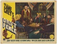 9b239 DRIFT FENCE LC 1936 Buster Crabbe interrupts Stanley Andrews, Richard Alexander & more in bar!