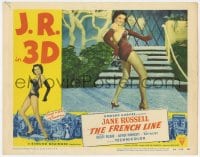 9b282 FRENCH LINE 3D LC #3 1954 Howard Hughes, best image of sexy Jane Russell doing THAT dance!