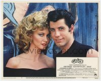9b320 GREASE LC #6 1978 best close up of John Travolta & Olivia Newton-John at the movie's climax!