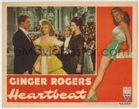 9b340 HEARTBEAT LC 1946 Jean-Pierre Aumont, Ginger Rogers, Adolphe Menjou, Mona Maris