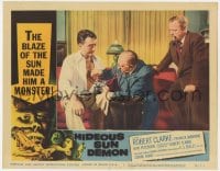 9b350 HIDEOUS SUN DEMON LC #2 1959 doctor inspects Robert Clarke before he turns into the monster!