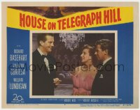 9b368 HOUSE ON TELEGRAPH HILL LC #4 1951 Valentina Cortesa between Richard Basehart & Lundigan!