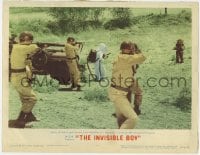 9b400 INVISIBLE BOY LC #3 1957 Robby the Robot goes berserk & soldiers prepare to annihilate him!