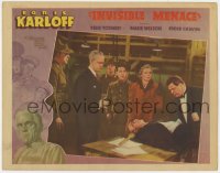 9b401 INVISIBLE MENACE Other Company LC 1938 Marie Wilson watches big guy beat up Boris Karloff!