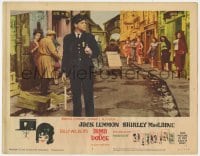 9b403 IRMA LA DOUCE LC #8 1963 French cop Jack Lemmon in street with hookers, Billy Wilder!