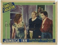 9b410 JAMAICA INN LC 1939 Charles Laughton, Maureen O'Hara, Robert Newton, Alfred Hitchcock!