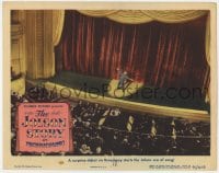 9b422 JOLSON STORY LC #5 1946 great far shot of Larry Parks performing on stage in blackface!