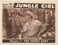 9b425 JUNGLE GIRL chapter 7 LC R1947 Edgar Rice Burroughs, Gerald Mohr, Republic, The Poison Dart!