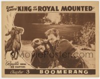 9b442 KING OF THE ROYAL MOUNTED chapter 3 LC 1940 Allan Rocky Lane in death struggle, Boomerang!