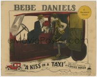 9b445 KISS IN A TAXI LC 1927 close up of Bebe Daniels in the scene that named the movie!