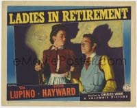 9b455 LADIES IN RETIREMENT LC 1941 Ida Lupino glares at Louis Hayward as he grabs her arm!