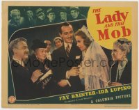 9b459 LADY & THE MOB LC 1939 great wedding close up of Ida Lupino & Lee Bowman getting married!