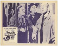 9b496 LAVENDER HILL MOB LC R1950s close up of surprised Alec Guinness, English comedy classic!