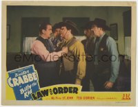 9b497 LAW & ORDER LC 1942 Ted Adams watches Charles King, John Merton and Kenne Duncan!