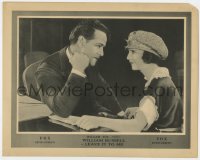 9b507 LEAVE IT TO ME LC 1920 close up of William Russell staring lovingly at Marcella Daly!