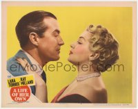 9b519 LIFE OF HER OWN LC #7 1950 romantic c/u of sexy Lana Turner as Lily James with Ray Milland!