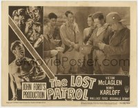 9b531 LOST PATROL LC #6 R1949 Victor McLaglen, Reginald Denny, directed by John Ford!