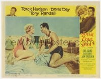 9b540 LOVER COME BACK LC #6 1962 Rock Hudson & beautiful Doris Day in love on the beach!