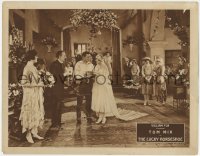 9b541 LUCKY HORSESHOE LC 1925 cool wedding scene with Tom Mix & Billie Dove getting married!