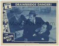 9b567 MASTER KEY chapter 4 LC 1945 Milburn Stone checking to see if guy is alive, Drawbridge Danger!