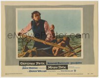 9b579 MOBY DICK LC #1 1956 Herman Melville, John Huston, Gregory Peck as Ahab w/spear!