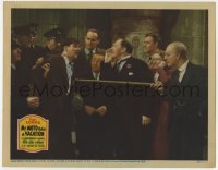 9b590 MR MOTO TAKES A VACATION LC 1939 Peter Lorre watches as police take away the criminal!