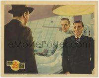 9b593 MR. MOTO'S GAMBLE LC 1938 smirking Asian detective Peter Lorre in hospital with doctor!