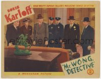 9b595 MR. WONG, DETECTIVE LC 1938 Chinese Boris Karloff, George Lloyd, Withers & more by dead guy!