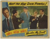 9b598 MURDER, MY SWEET LC 1944 Dick Powell as Raymond Chandler's Philip Marlowe, Mike Mazurki!