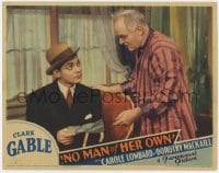 9b626 NO MAN OF HER OWN LC 1932 Grant Mitchell talks to young Clark Gable holding telegram!