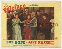 9b655 PALEFACE LC #6 1948 Jane Russell violently cuts in to dance between Bob Hope & Iris Adrian!
