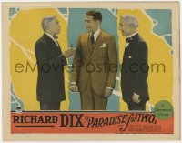 9b660 PARADISE FOR TWO LC 1927 Richard Dix will inherit a fortune if he marries in two days!