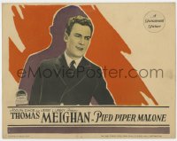 9b670 PIED PIPER MALONE LC 1924 great close up of smiling Thomas Meighan with shadow!
