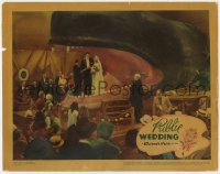 9b688 PUBLIC WEDDING LC 1937 Jane Wyman & William Hopper getting married in giant whale's mouth!