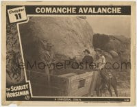 9b743 SCARLET HORSEMAN chapter 11 LC 1946 Universal western serial, Comanche Avalanche!