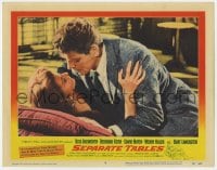 9b754 SEPARATE TABLES LC #5 1958 Burt Lancaster desperately & violently craves Rita Hayworth!