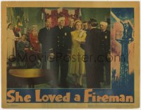 9b766 SHE LOVED A FIREMAN LC 1937 Ann Sheridan & injured firefighter Dick Foran are married!
