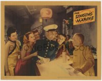 9b779 SINGING MARINE LC 1937 Dick Powell in uniform ordering drinks for five sexy ladies!