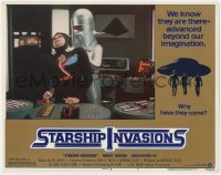 9b815 STARSHIP INVASIONS LC #4 1977 great image of wacky alien in ship control room!