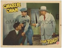 9b904 TRAP LC #3 1946 Sidney Toler as Charlie Chan stops Kirk Alyn from arresting Victor Sen Yung!