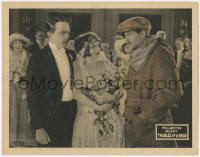 9b909 TROUBLES OF A BRIDE LC 1924 Mildred June & husband get disturbing news at their wedding!
