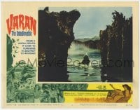 9b936 VARAN THE UNBELIEVABLE LC #6 1962 great FX image of the wacky dinosaur monster!
