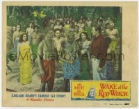 9b948 WAKE OF THE RED WITCH LC #8 1949 John Wayne on beach w/ Duke Kahanamoku & Henry Brandon!