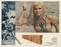 9b966 WHEN DINOSAURS RULED THE EARTH LC #8 1971 Hammer, sexy cavewoman Victoria Vetri with dagger!