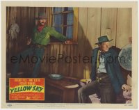 9b994 YELLOW SKY LC #2 1948 Richard Widmark & John Russell wait to ambush Gregory Peck!