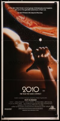 9c524 2010 Aust daybill 1984 sequel to 2001: A Space Odyssey, image of the starchild & Jupiter!