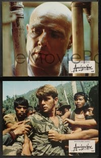 9c136 APOCALYPSE NOW 8 style A French LCs 1979 Francis Ford Coppola, Marlon Brando and Sheen, rare!